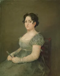 Femme avec un éventail, vers 1805-06